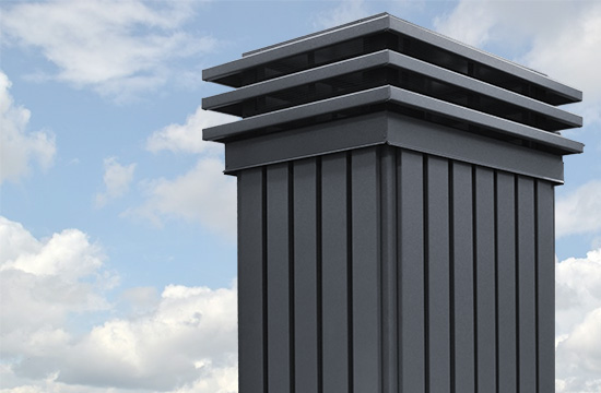 Колпаки, зонты для дымоходных труб и вентиляционных шахт МКтрейд