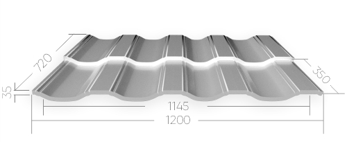 Металлочерепица Нордо модульная