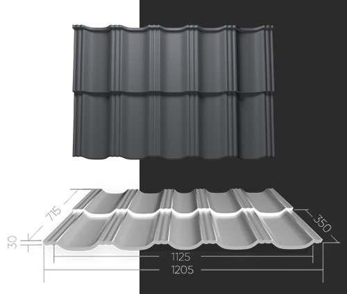 Металлочерепица Германо