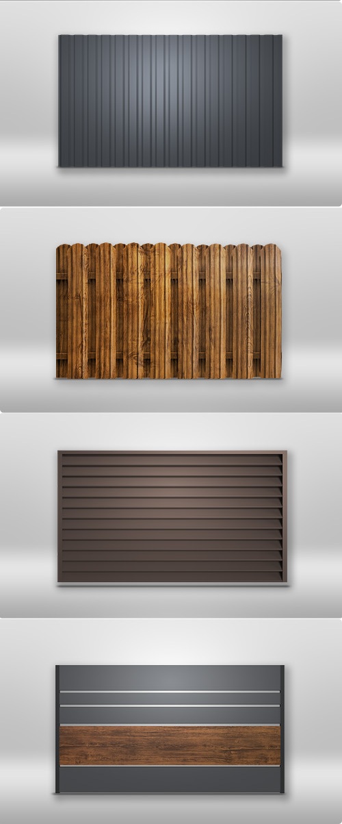 Виды металлических заборов