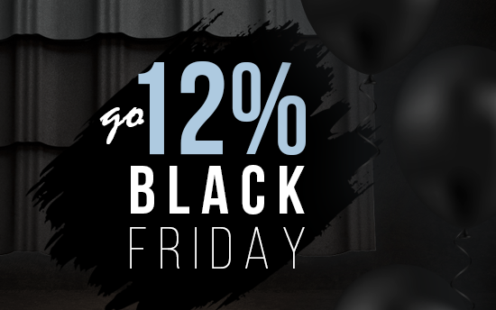 Black Friday в МКтрейд. Скидка 12% на любую продукцию для кровли из южнокорейского металла в покрытиях КВАРЦ и ExtraMatt Black Friday в МКтрейд. Скидка 12% на любую продукцию для кровли из южнокорейского металла в покрытиях КВАРЦ и ExtraMatt