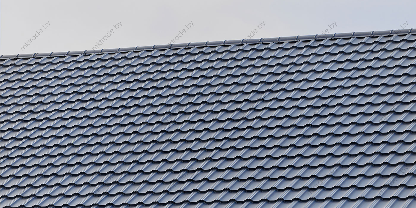 Металлочерепица ГЕРМАНО, 7016, ExtraMatt