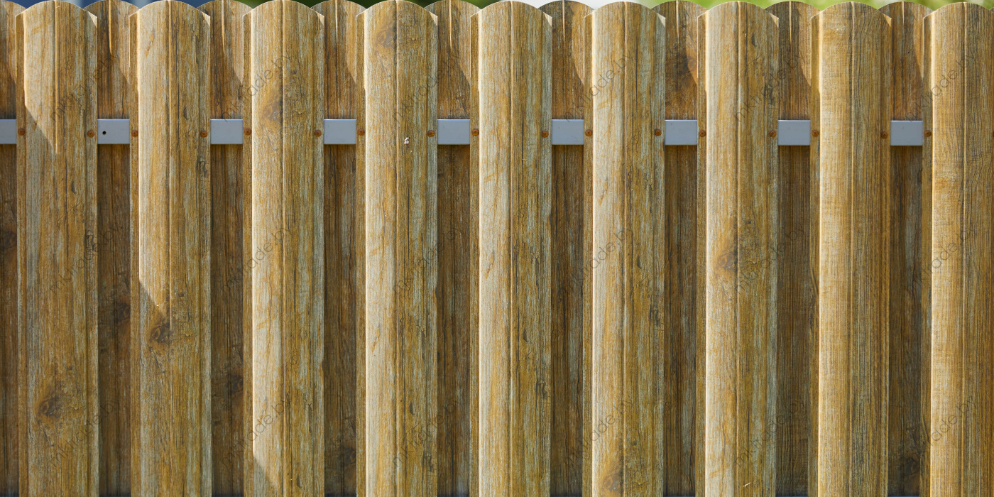 Штакетник металлический Европланка, Античный дуб золотой