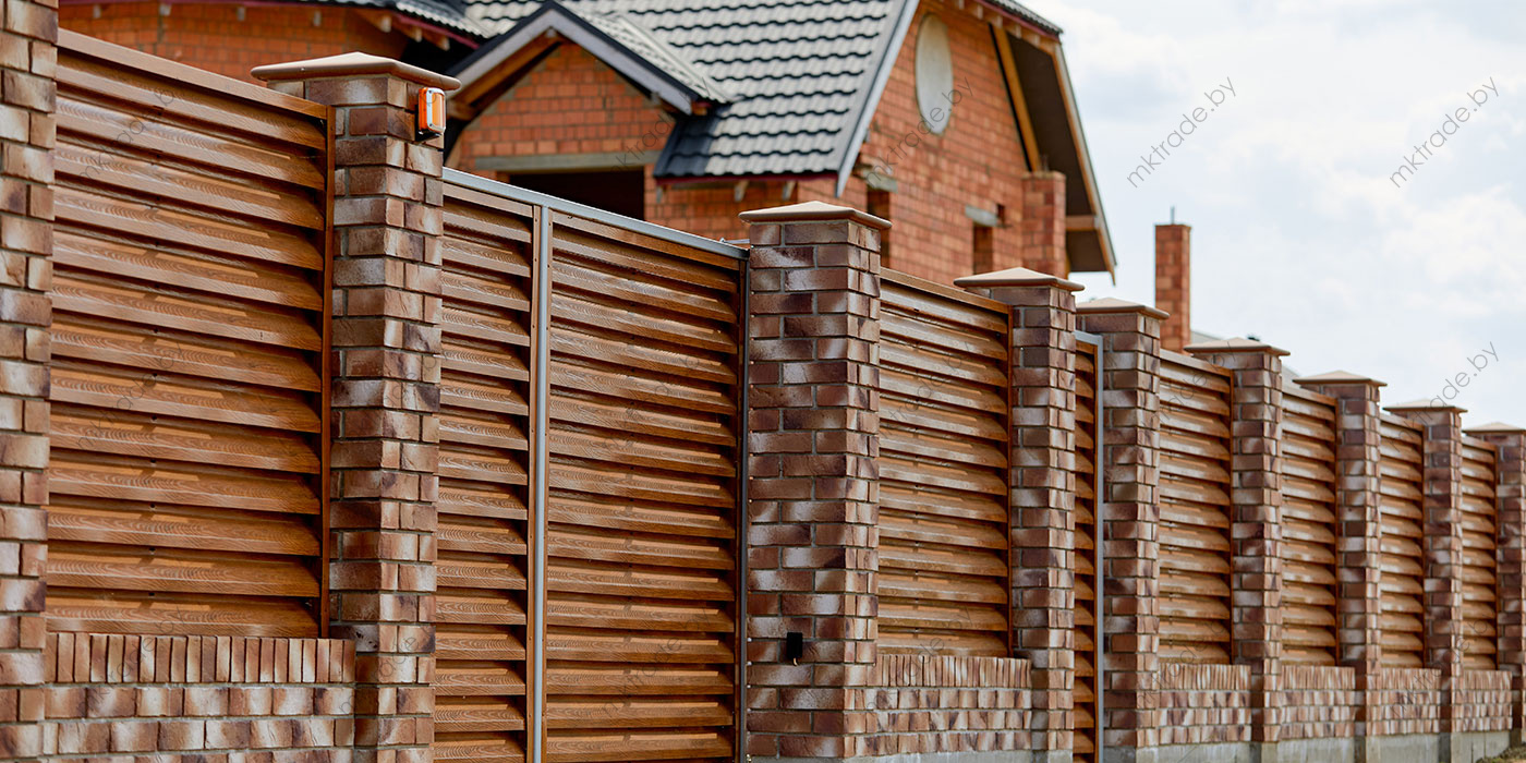 Забор-жалюзи ULTRA, Дуб золотой