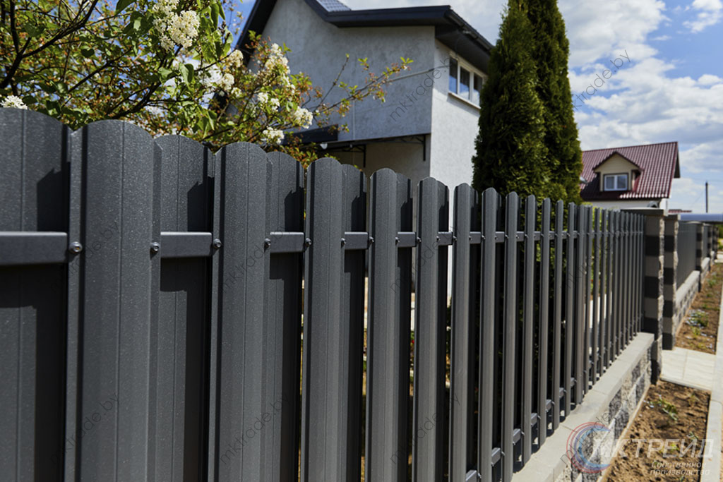 Штакетник РУБИН, 7024 МАТ