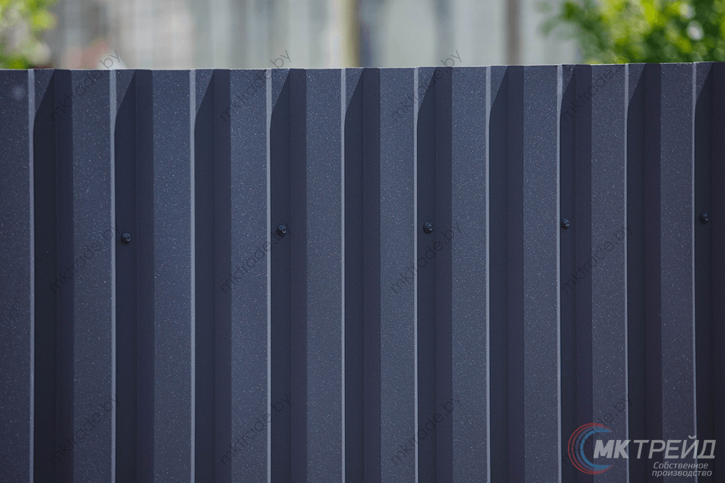 Профнастил МП20, цвет 7024 (серый графит) МАТ