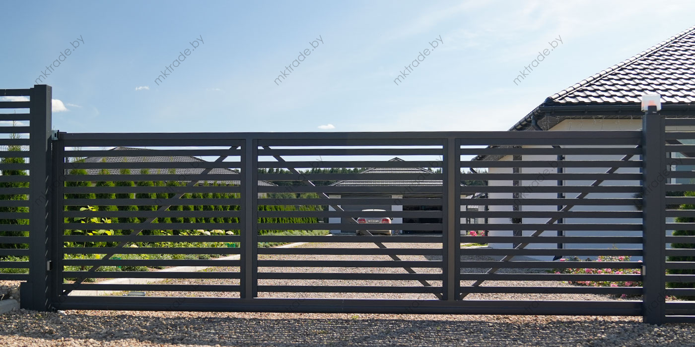 Забор Ранчо Classic 55 мм, RAL 7016 МАТ