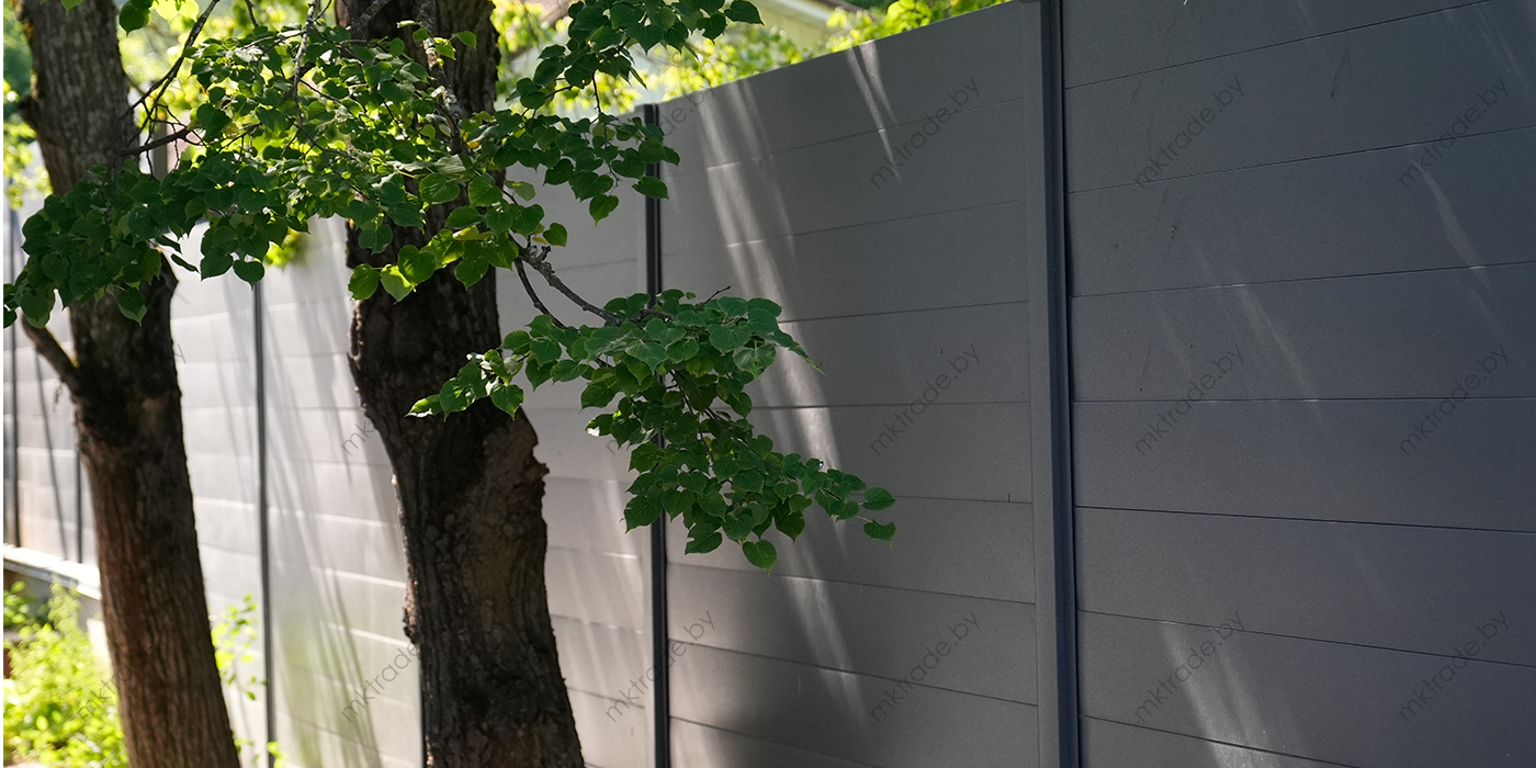 Комби Забор Ранчо XPS  310 и Ранчо Classic 180, МАТ, RAL7024