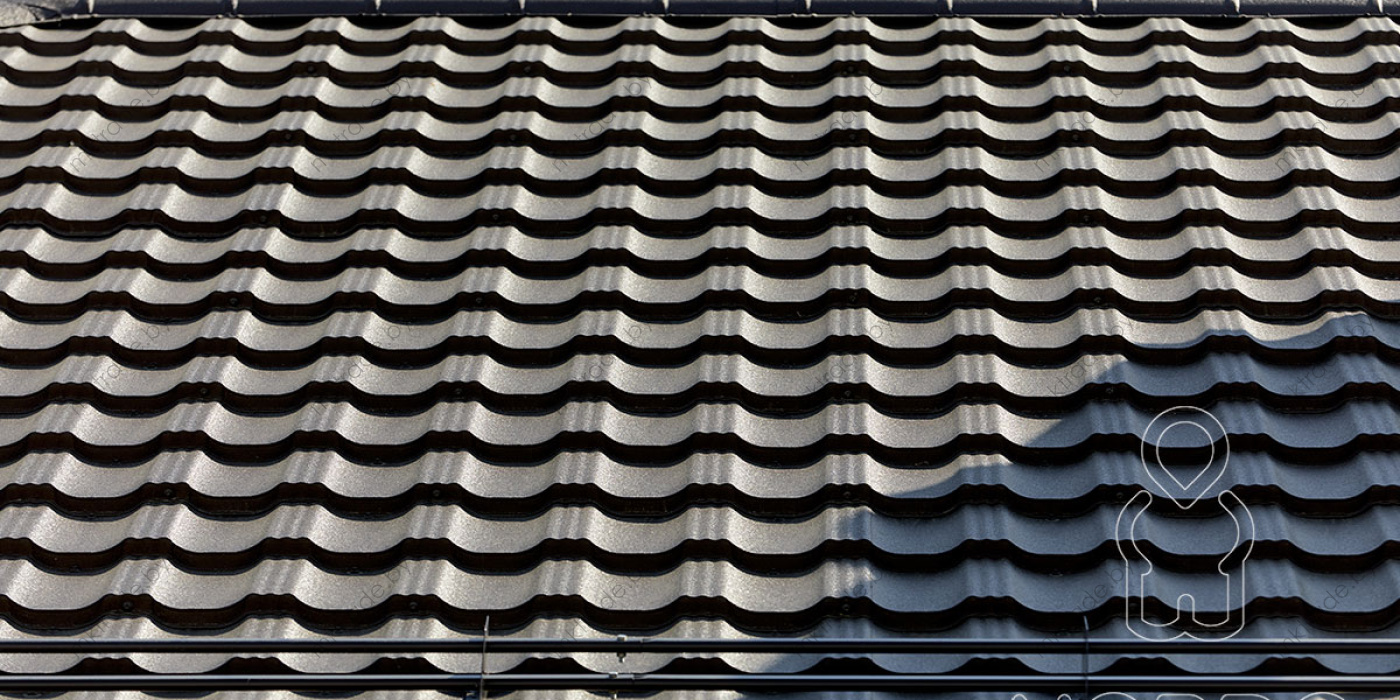 Металлочерепица Германо 8019 КВАРЦ