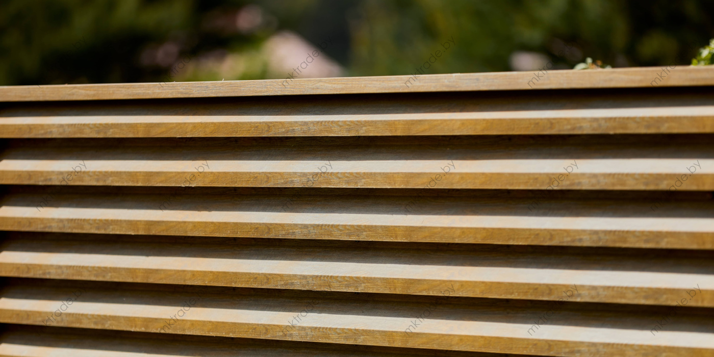 Забор-Жалюзи  Античный дуб Золотой