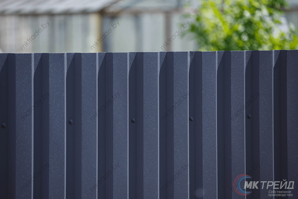 Профнастил МП20, цвет 7024 (серый графит) МАТ