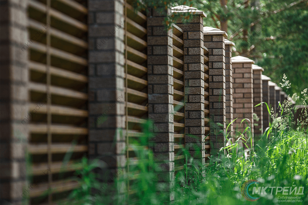 Забор-Жалюзи, Тёмное дерево