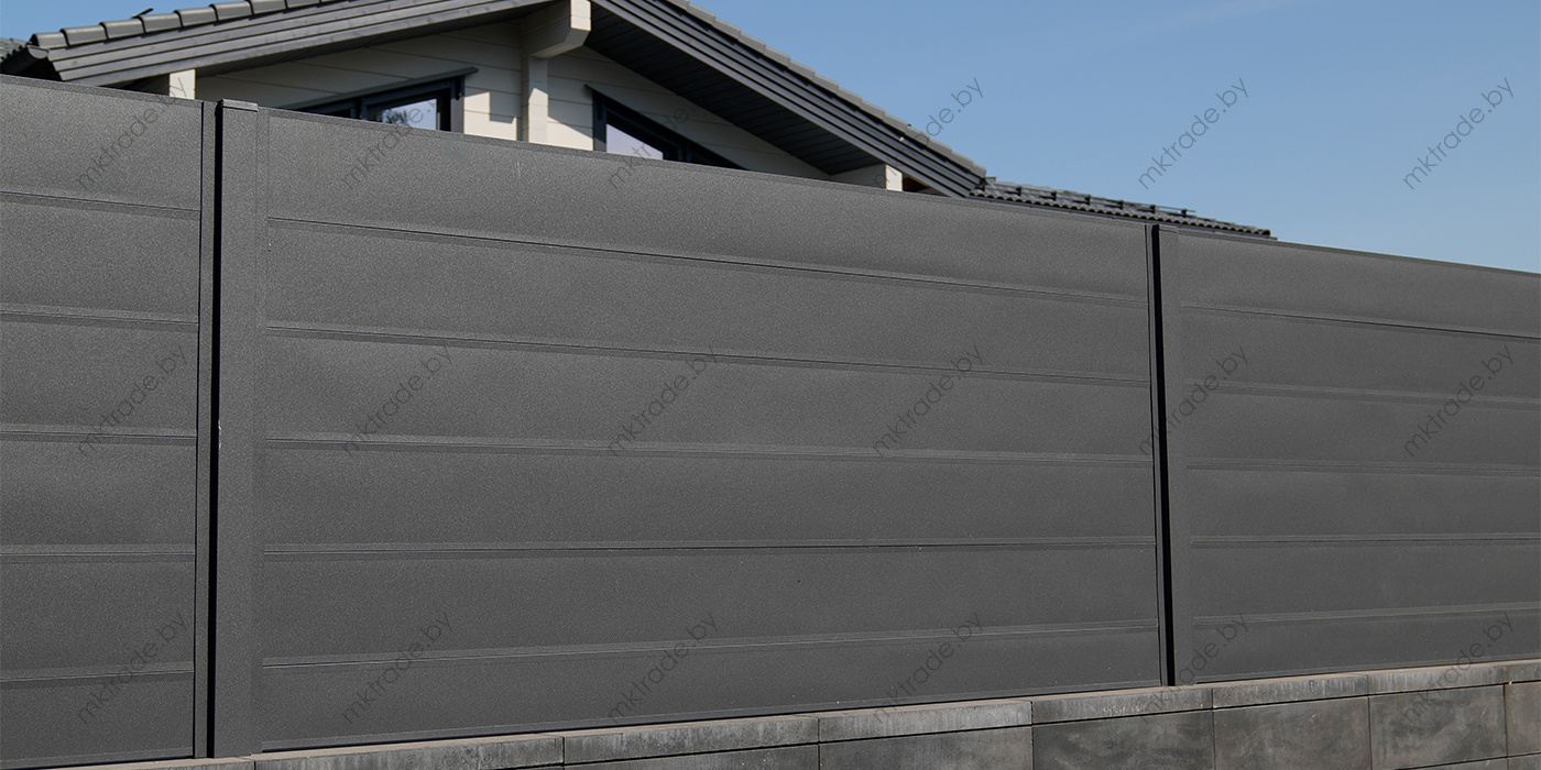 Комби Забор Ранчо XPS  310 и Ранчо Classic 180, МАТ, RAL7024