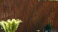 Штакетник металлический Европланка, Тёмное дерево