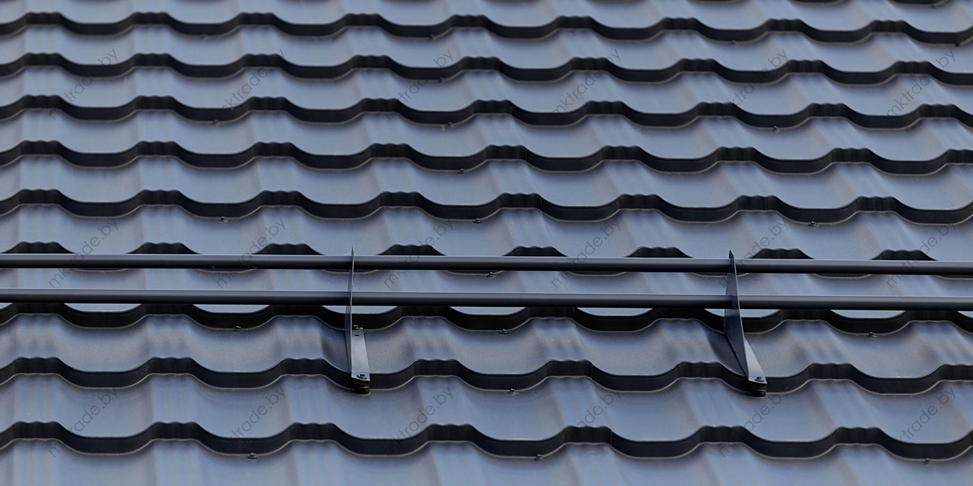 Металлочерепица ГЕРМАНО, 7016, ExtraMatt