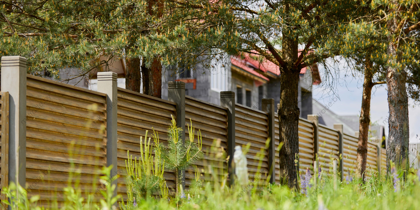 Забор-Жалюзи  Античный дуб Золотой