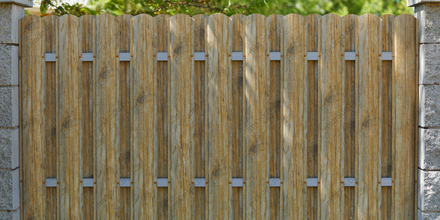 Штакетник металлический Европланка, Античный дуб золотой