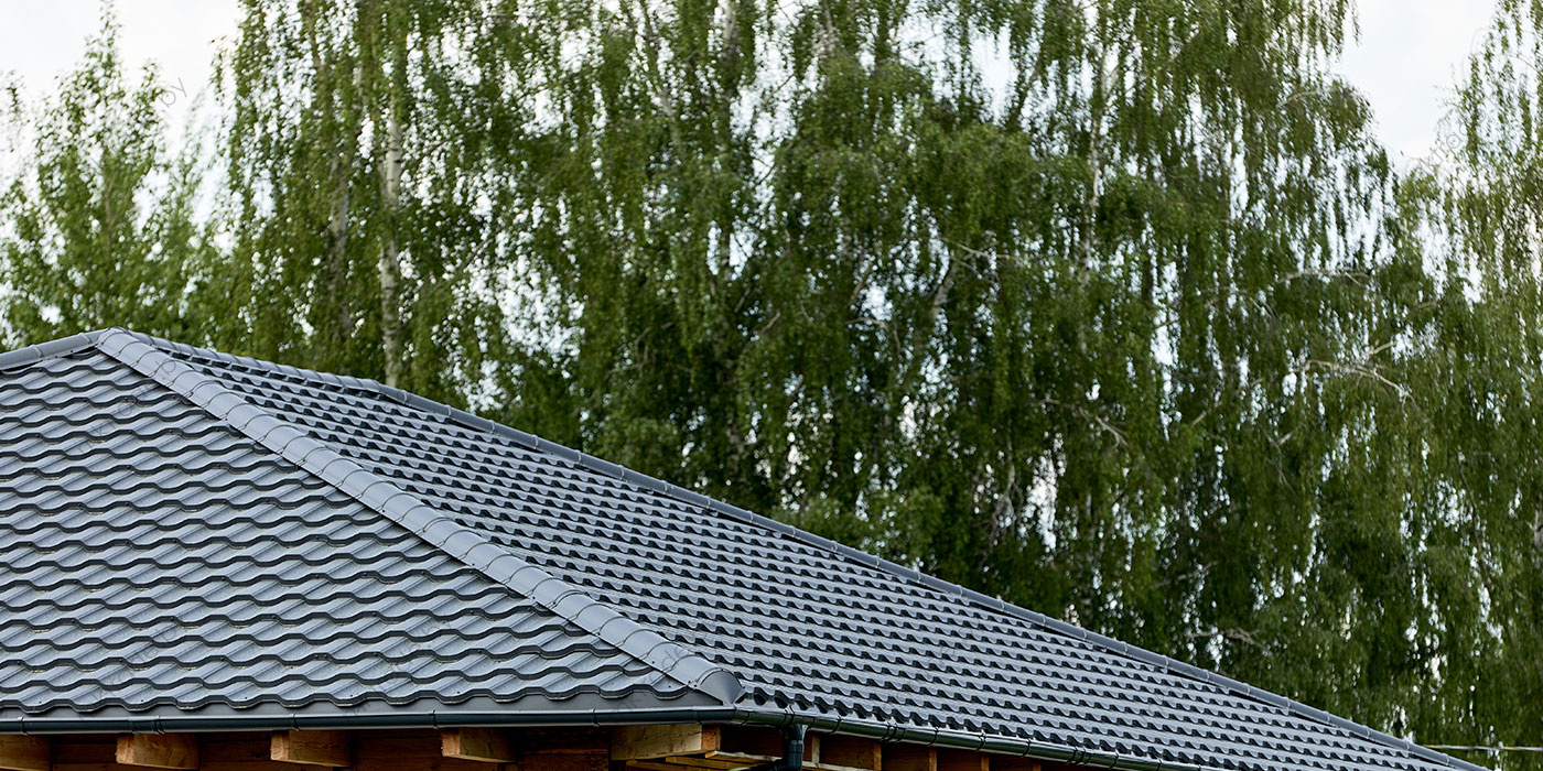 Металлочерепица Германо в сером оттенке ExtraMatt