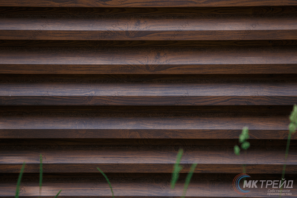 Забор-Жалюзи, Тёмное дерево