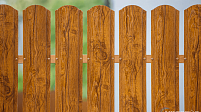 Штакетник металлический Европланка, Светлое дерево