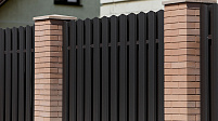 Штакетник металлический Европланка, 8019 МАТ