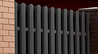 Штакетник металлический Европланка, 8019 МАТ