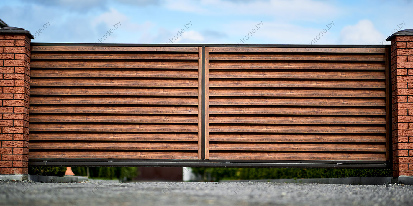 Забор-жалюзи Ultra, Тёмный Дуб