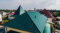 Металлочерепица Супер Монтеррей, 6005 (тёмно-зелёный) ГЛЯНЕЦ
