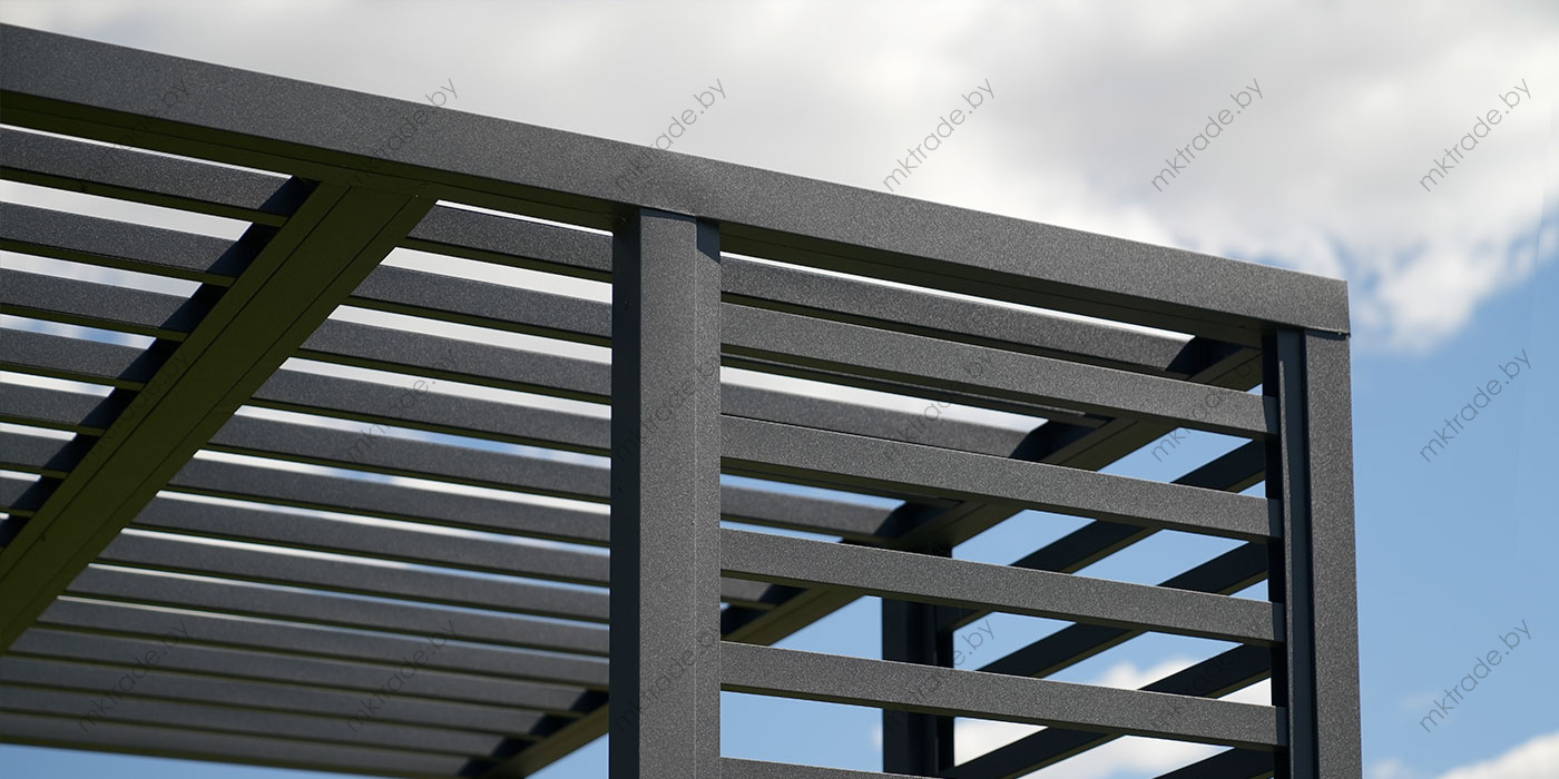 Забор Ранчо Classic 55 мм, RAL 7016 МАТ