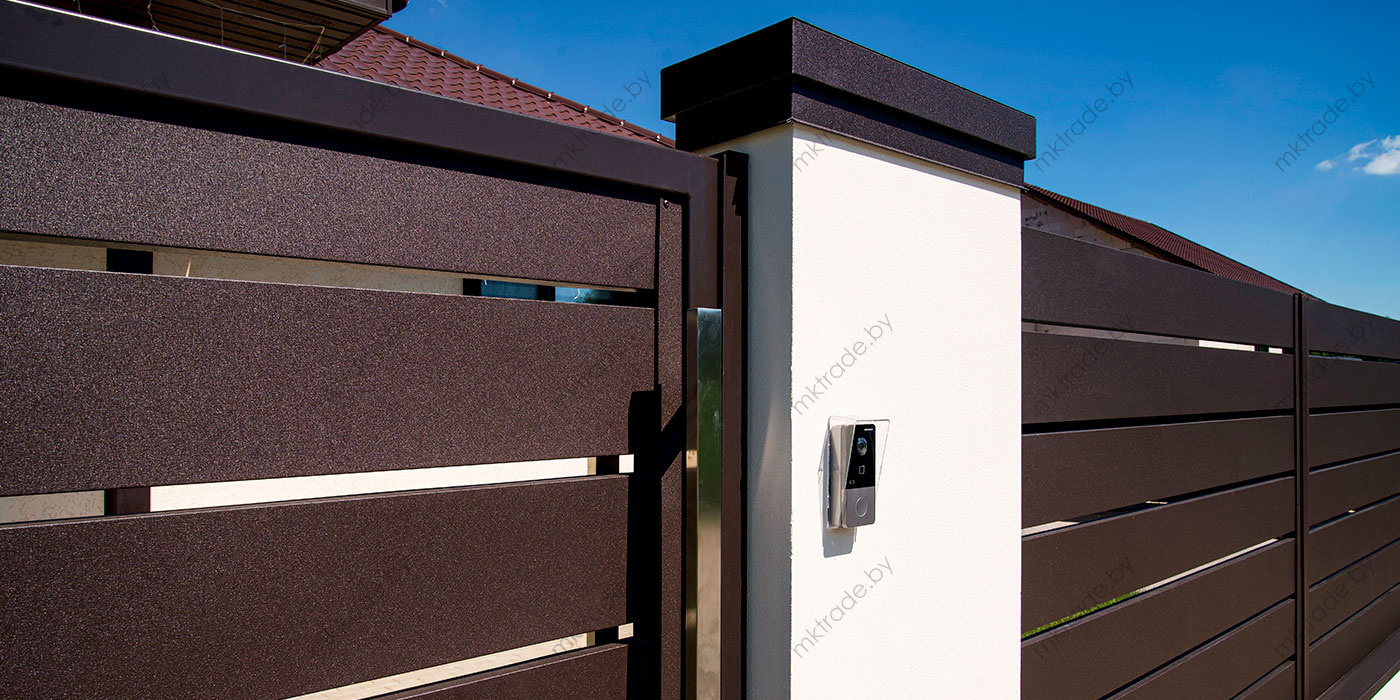 Забор Ранчо Classic 180 мм, RAL 8019 МАТ