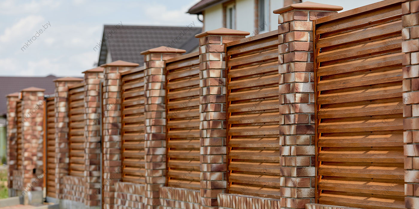 Забор-жалюзи ULTRA, Дуб золотой