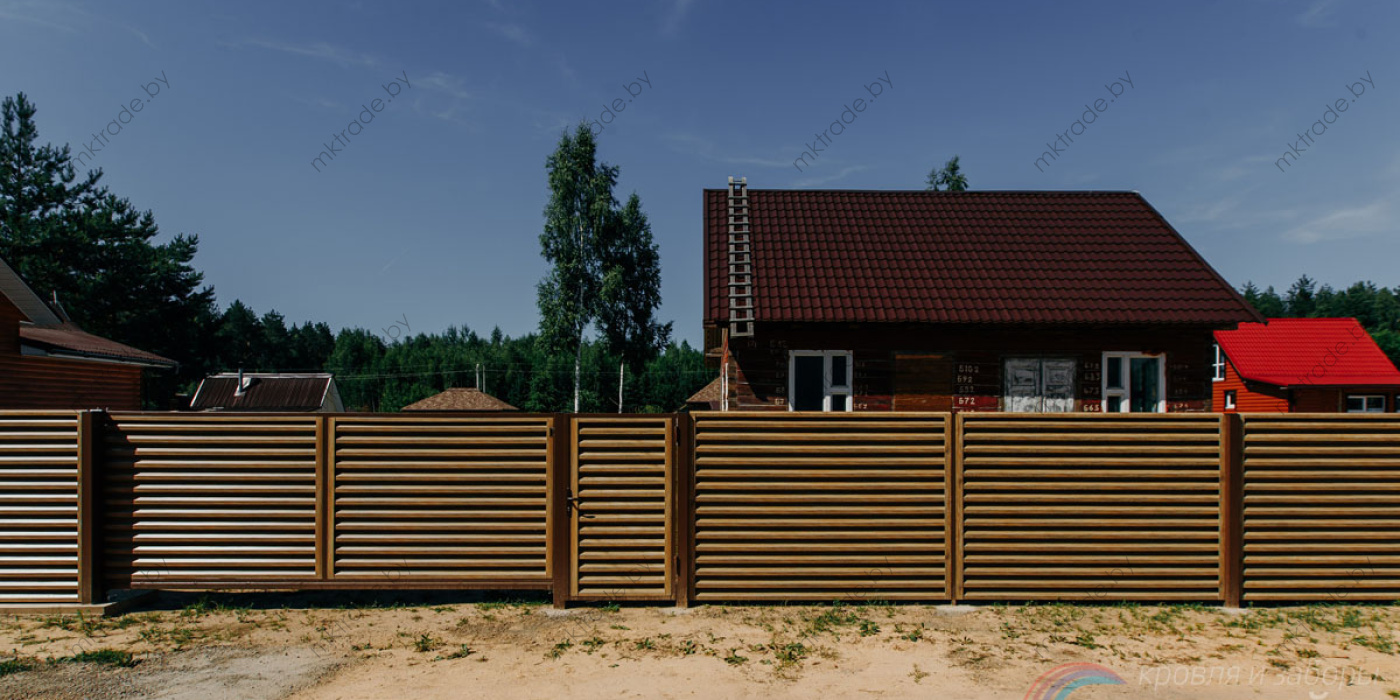 Забор-Жалюзи, Античный Дуб золотой