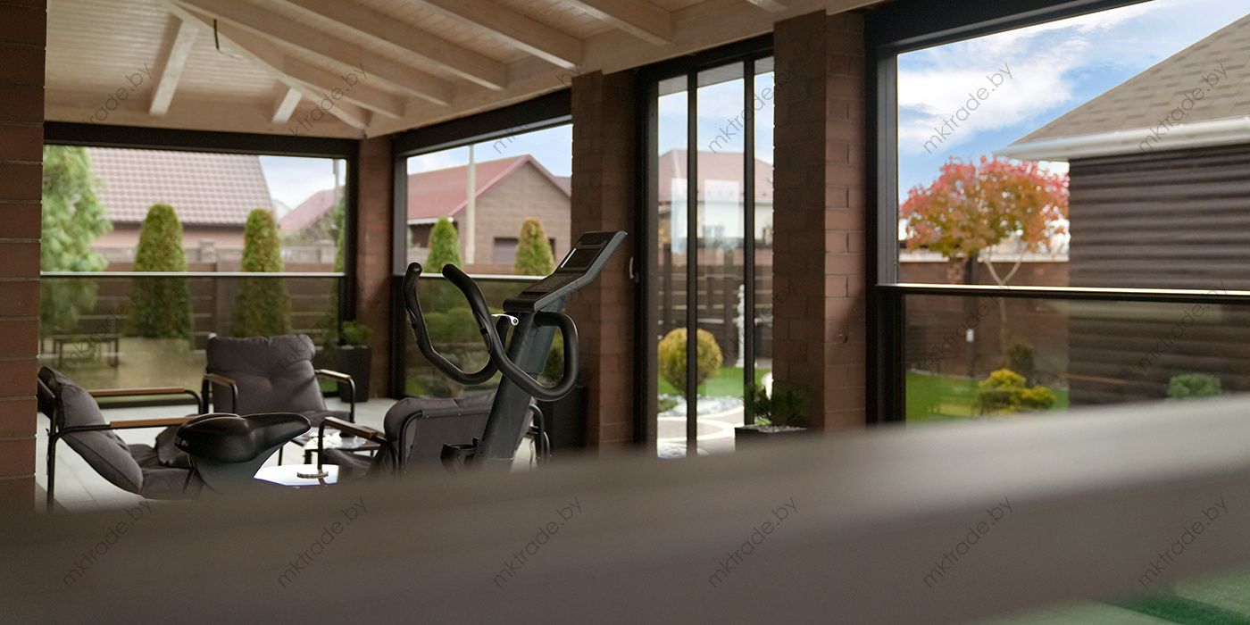 Гильотинная система остекления LARGO Lift