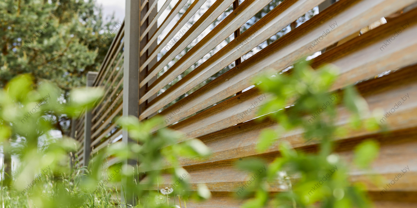 Забор-Жалюзи  Античный дуб Золотой