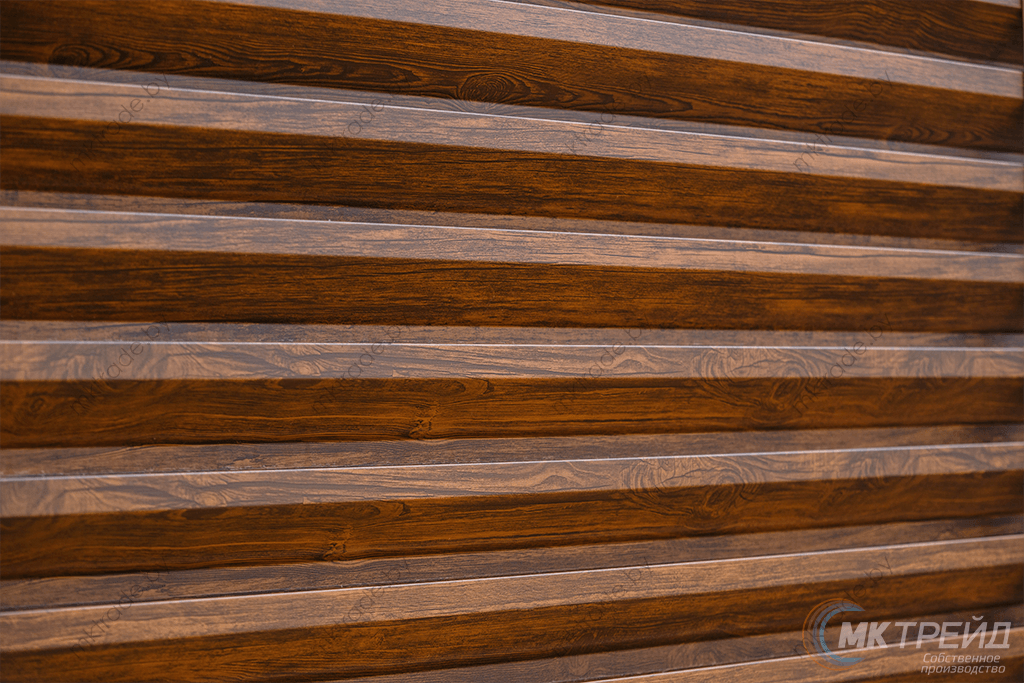 Забор-Жалюзи, Тёмное дерево