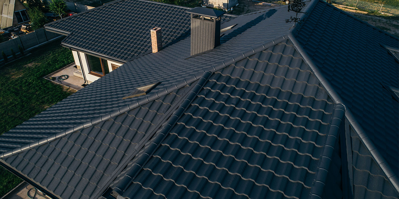 Металлочерепица НОРДО  ®, 7024 КВАРЦ (серый графит)