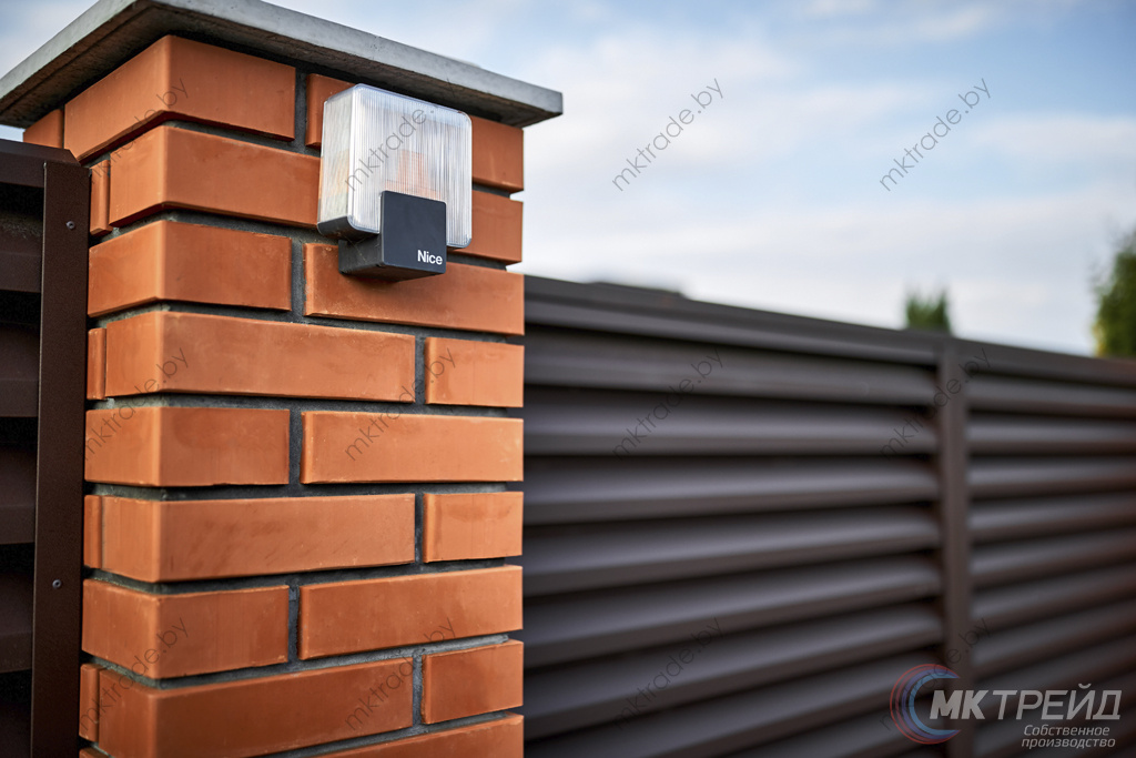 Забор-Жалюзи, цвет 8017 (шоколадно-коричневый), МАТ