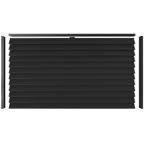 Забор-жалюзи ALFA (в разборе), МАТ, RAL9005