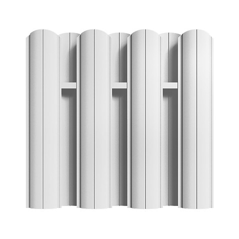 Штакетник Европланка СТАНДАРТ RAL7047, ГЛЯНЕЦ, двусторонний