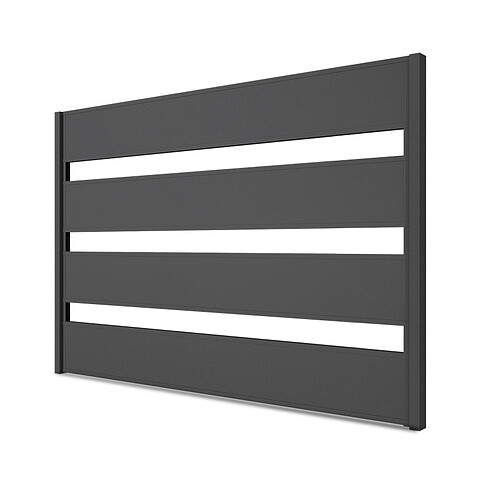 Забор Ранчо XPS 310, RAL7016, МАТ