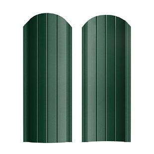 Штакетник Рубин СТАНДАРТ RAL 6005, ГЛЯНЕЦ, двусторонний