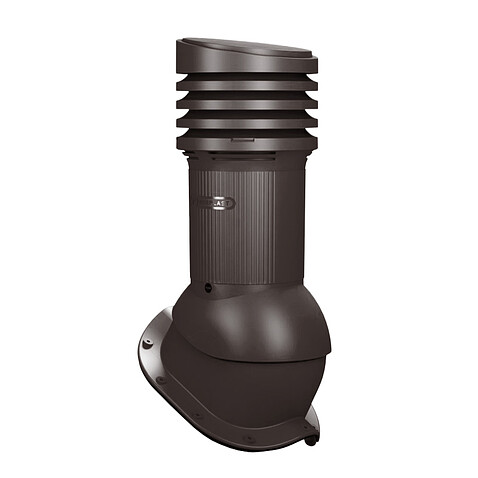 DR вентиляционный выход изолированный PERFEKTA EVO 125 E26 S10, темно-коричневый
