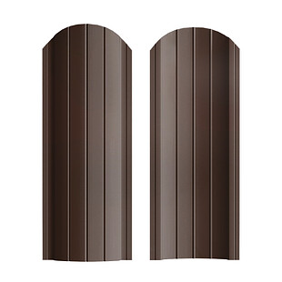 Штакетник Рубин СТАНДАРТ RAL 8017, ГЛЯНЕЦ, двусторонний