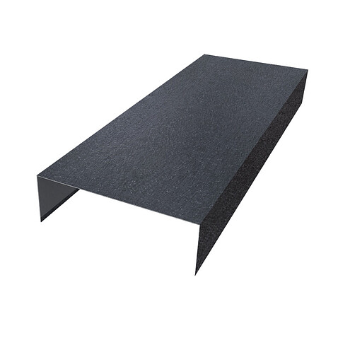 П-планка 20*20*20, RAL 7024, КВАРЦ, 2м.п.