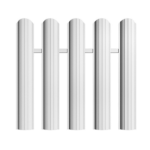 Штакетник Рубин СТАНДАРТ RAL 7047, ГЛЯНЕЦ, двусторонний