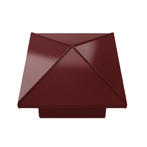 Колпак кровельный М-1 (Стандартный), ГЛЯНЕЦ, RAL 3005