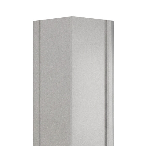 Конек домовидный плоский 300 мм, ExtraMatt,  RAL 7004 (2,0 м)