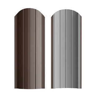 Штакетник Рубин СТАНДАРТ RAL8017, ГЛЯНЕЦ, односторонний