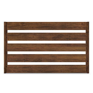 Забор Ранчо XPS 250, Темный дуб