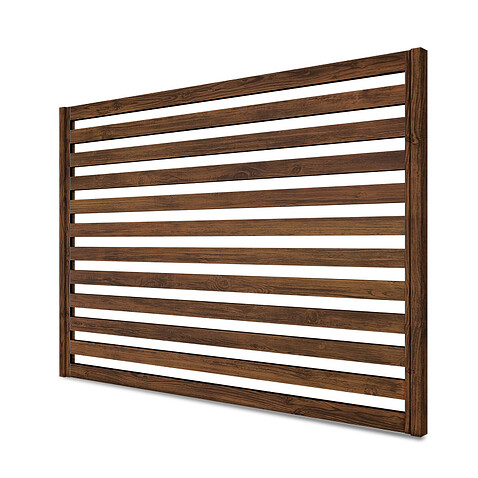 Забор Ранчо Classic 80, Темный дуб